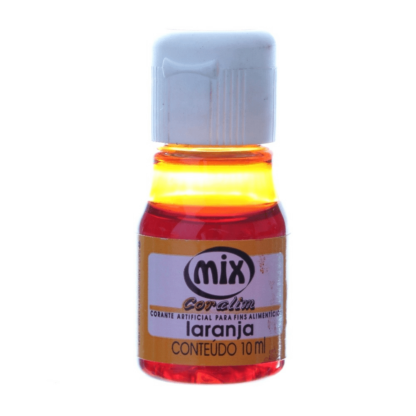 Corante Liquido LARANJA 10ml MIX