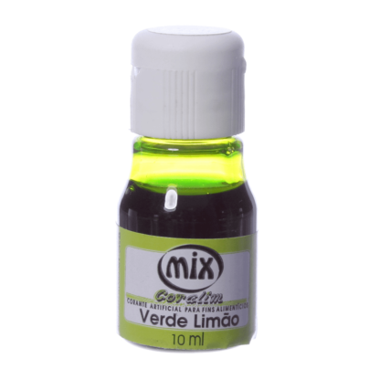 Corante Liquido VERDE LIMAO 10ml MIX